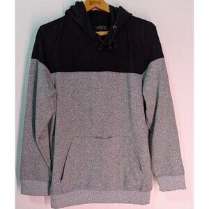 Dikotomy Men's size XL Grey And Black Pullover Hoodie (A27m)